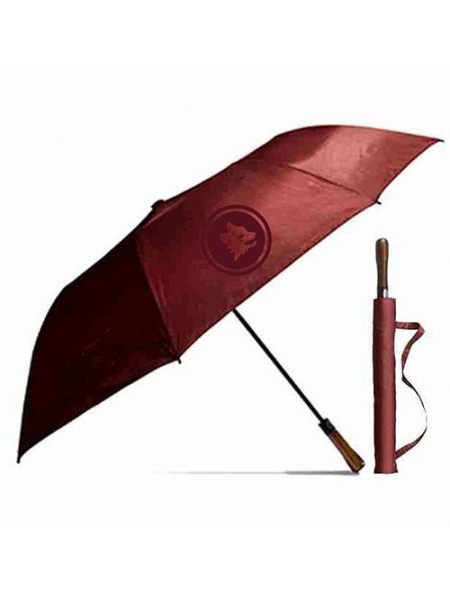 Ombrello pieghevole bordeaux lupa AS ROMA